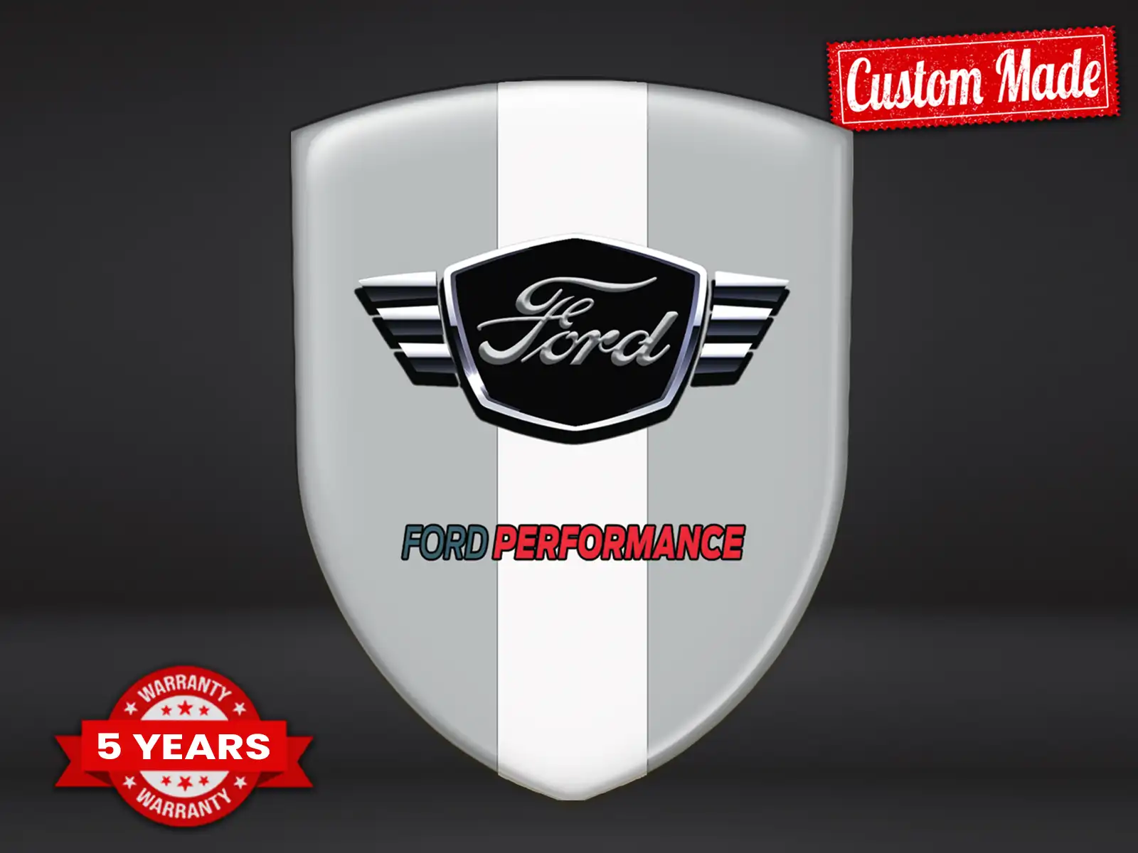 Ford Vinyle Auto Course Personnalisable Robuste